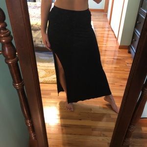 Black Maxi Skirt